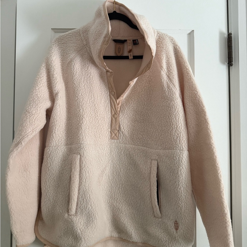 Women's Cream Teddy Jacket NWOT